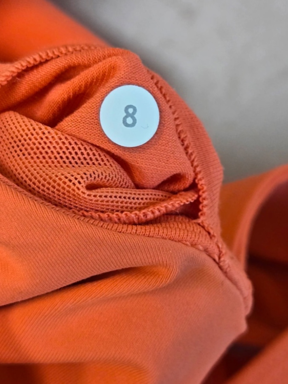 LULULEMON Rise And Flow Tank Top Size 8 Cape Red 9642 - Picture 7 of 11